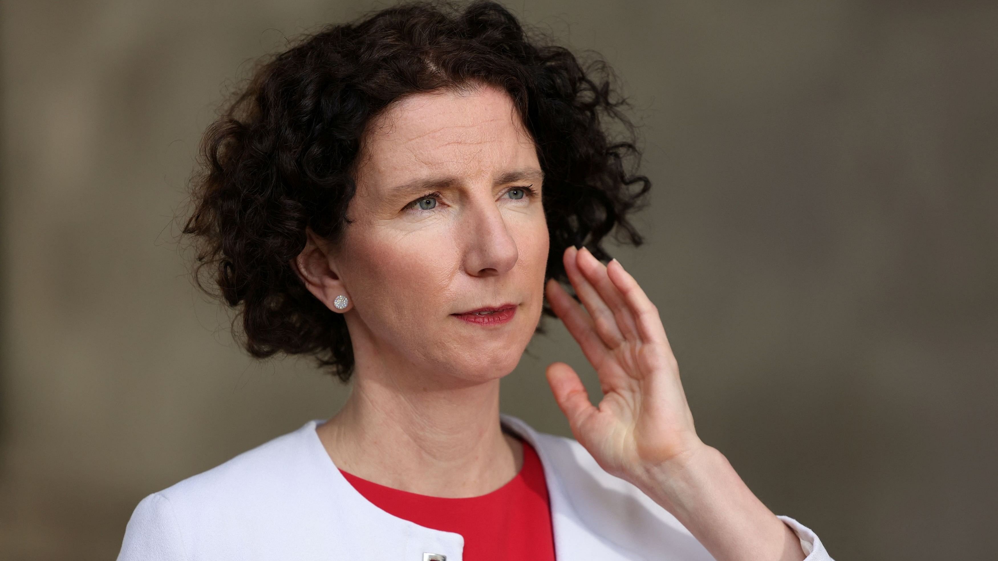 <div class="paragraphs"><p>Britain's Labour Party chair Anneliese Dodds is interviewed outside BBC Broadcasting House, after her appearance on 'Sunday with Laura Kuenssberg', in London, Britain, March 24, 2024. </p></div>