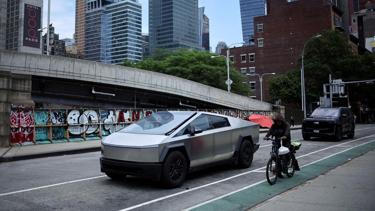 <div class="paragraphs"><p>A Tesla Cybertruck is pictured parked in the Manhattan borough of New York City.</p></div>