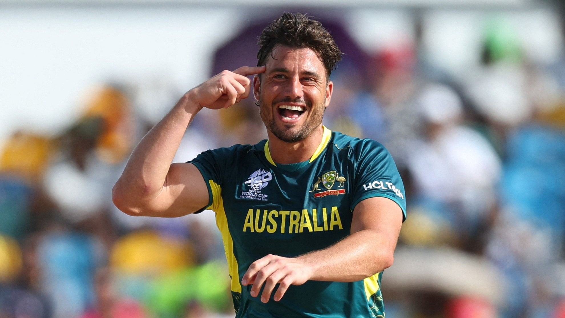<div class="paragraphs"><p>Australia's Marcus Stoinis celebrates after dismissing England's Will Jacks during their T20 World Cup tie.&nbsp;</p></div>