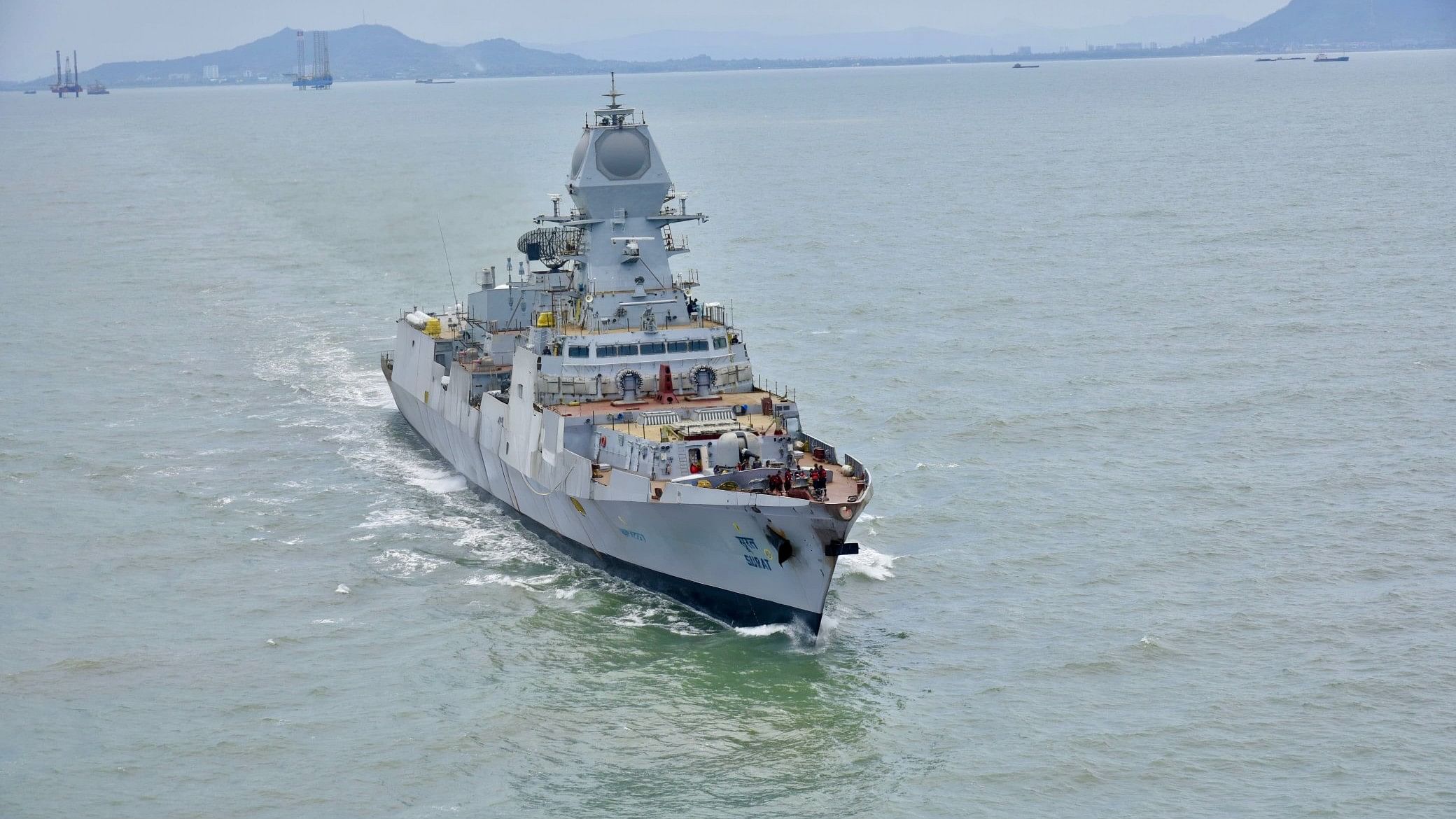 <div class="paragraphs"><p>Naval ship named 'Surat' will be the next major combatant to join the Indian Navy's arsenal</p></div>