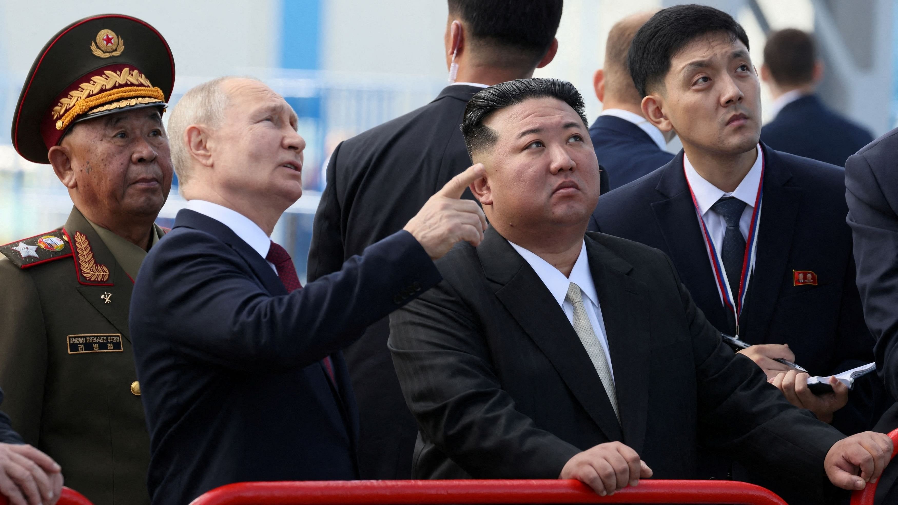 <div class="paragraphs"><p>ussia's President Vladimir Putin and North Korea's leader Kim Jong Un.</p></div>