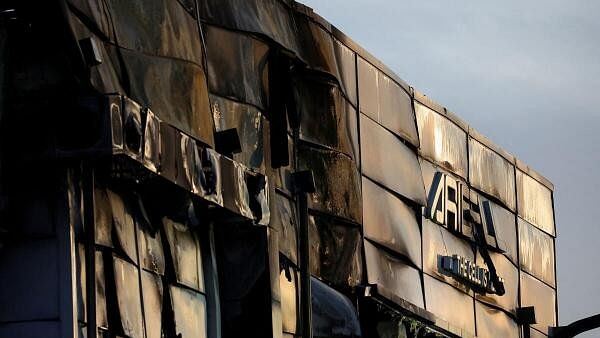 <div class="paragraphs"><p>Fire at a lithium battery factory, in Hwaseong</p></div>