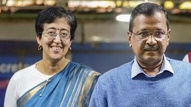 <div class="paragraphs"><p>Delhi Chief Minister Arvind Kejriwal with Education Minister Atishi</p></div>