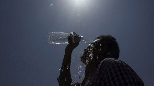 <div class="paragraphs"><p>Representative image of a man enduring a heatwave.</p></div>