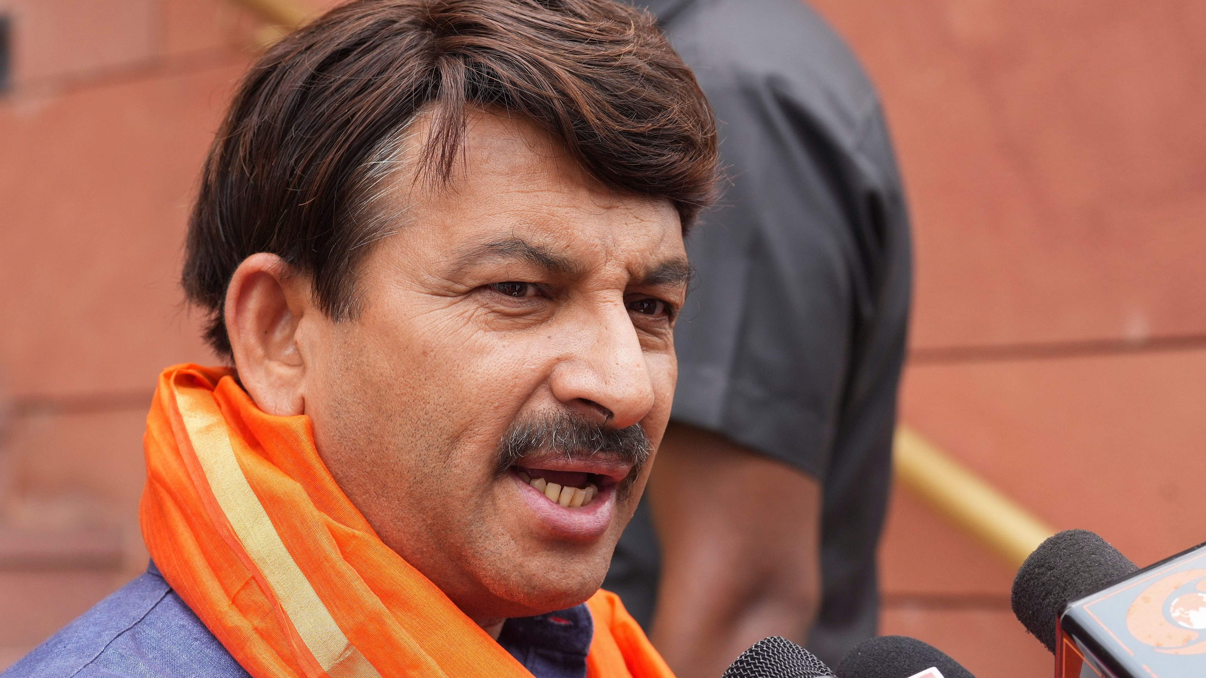 <div class="paragraphs"><p>New Delhi: BJP MP Manoj Tiwari addresses the media after attending the President's address to the joint sitting of Parliament, in New Delhi, Thursday, June 27, 2024. </p></div>