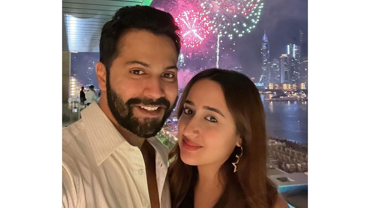 <div class="paragraphs"><p>Varun Dhawan and his wife Natasha.</p></div>