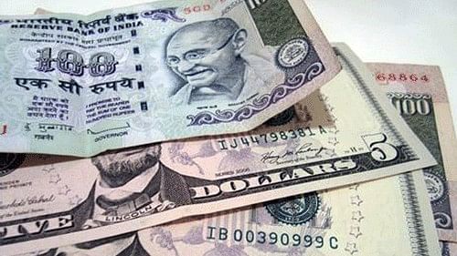 <div class="paragraphs"><p>Representative image of Indian rupee and US dollar.</p></div>