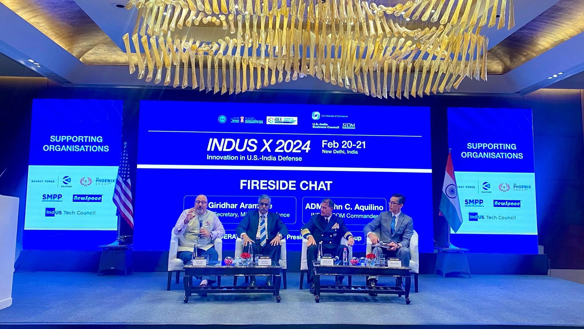 <div class="paragraphs"><p>File Photo of Defence Secretary Giridhar Aramane underscoring the strategic importance of Indo-Pacific region at the 2nd edition of INDUS-X Summit.</p></div>