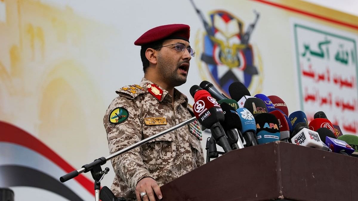 <div class="paragraphs"><p>Houthi military spokesperson&nbsp;Yahya Sarea.</p></div>