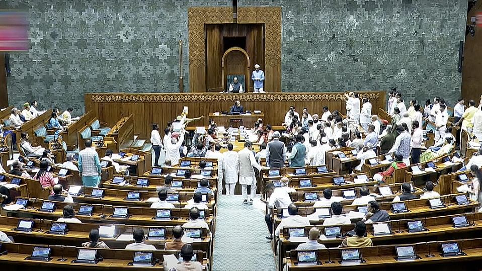 <div class="paragraphs"><p>Members in the Lok Sabha during the Monsoon session of Parliament, in New Delhi</p></div>