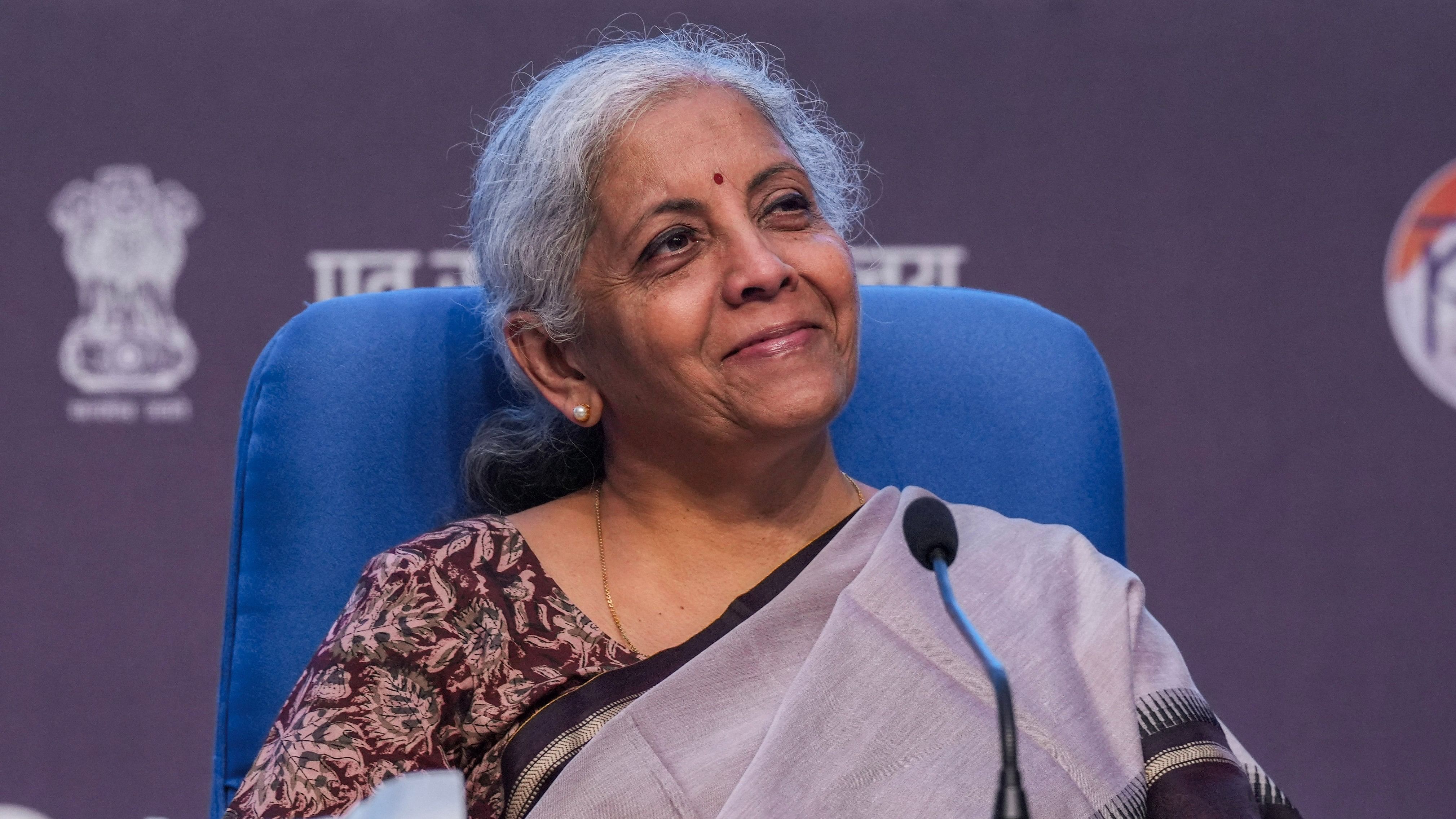 <div class="paragraphs"><p>Union Finance Minister Nirmala Sitharaman addresses a post-Budget press conference, in New Delhi, Tuesday, July 23, 2024. </p></div>