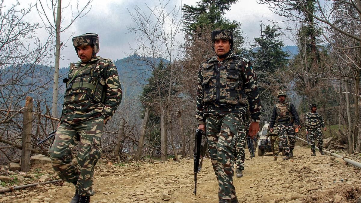 <div class="paragraphs"><p>Representative image showing security personnel&nbsp;Jammu and Kashmir's Kupwara district.</p></div>