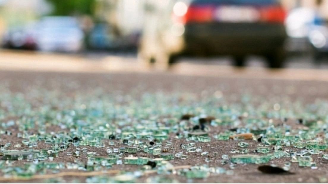 <div class="paragraphs"><p>Image showing shattered glass on the road after an accident. For representational purposes.</p></div>