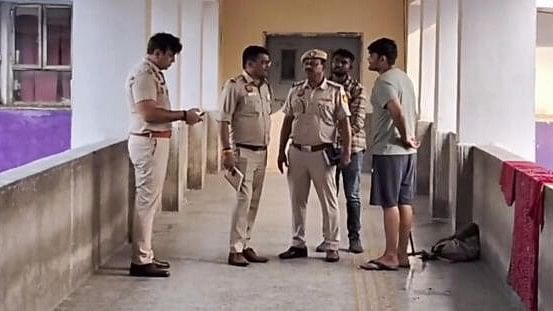 <div class="paragraphs"><p>New Delhi: Police personnel investigate after a patient was shot dead at GTB hospital, in New Delhi, Sunday, July 14, 2024.</p></div>