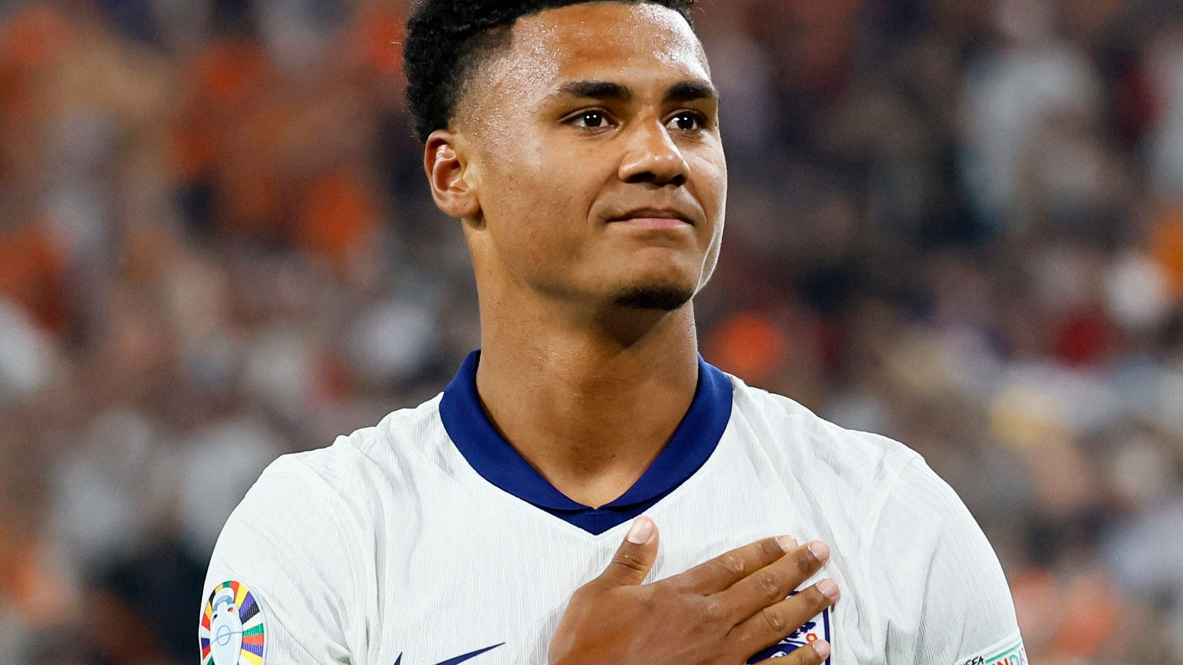 <div class="paragraphs"><p>England's Ollie Watkins celebrates his goal against The Netherlands at their Euro 2024 semi-final game.</p></div>