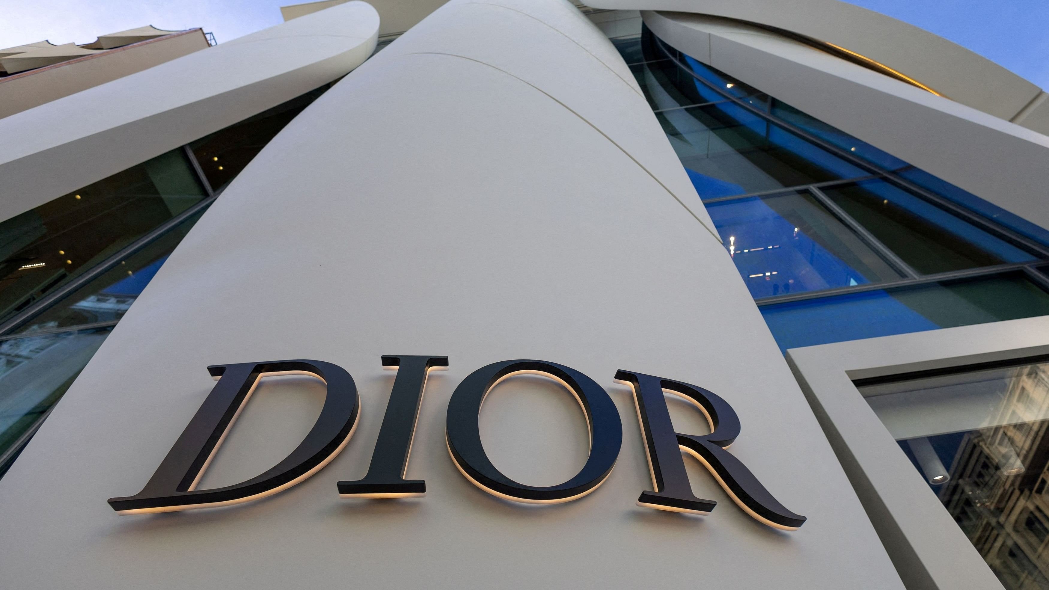 <div class="paragraphs"><p>Dior logo is pictured on the newly opened Dior boutique, designed by French architect Christian de Portzamparc, at the Rue du Rhone in Geneva, Switzerland.&nbsp;</p></div>