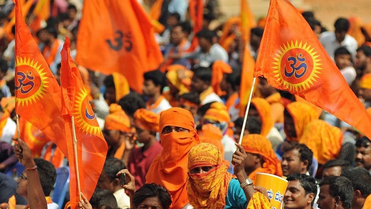 <div class="paragraphs"><p>Representative image of a VHP flag.</p></div>