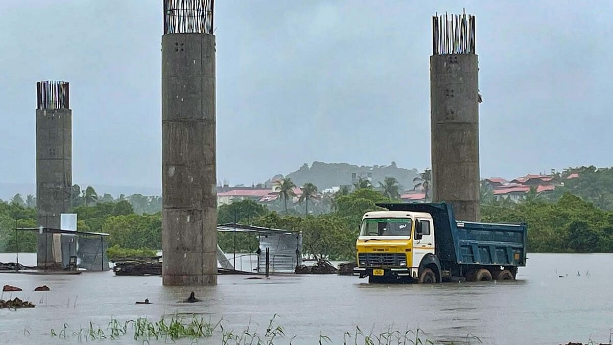 <div class="paragraphs"><p>File photo of a flooded area after heavy monsoon rainfall in Goa.</p></div>