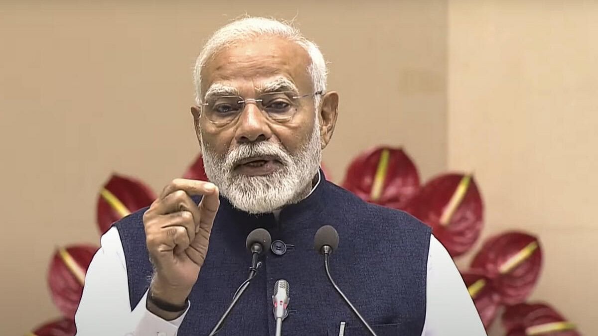 <div class="paragraphs"><p>Prime Minister Narendra Modi speaks during CII post budget conference, in New Delhi, Tuesday, July 30, 2024.</p></div>