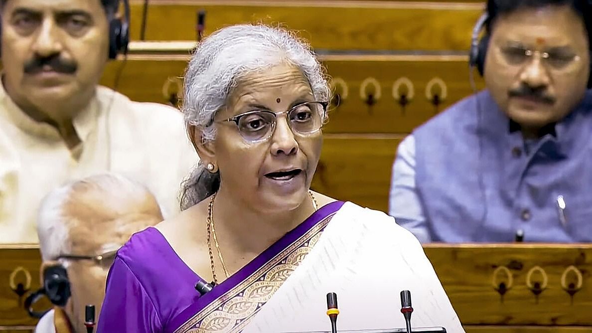 <div class="paragraphs"><p>Union Finance Minister Nirmala Sitharaman presents the Union Budget 2024-25 in the Lok Sabha, in New Delhi, Tuesday, July 23, 2024.</p></div>