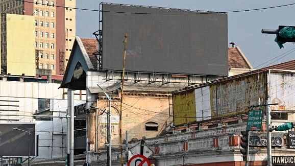 <div class="paragraphs"><p>billboard near Cauvery junction on MG Road in Bengaluru.</p></div>