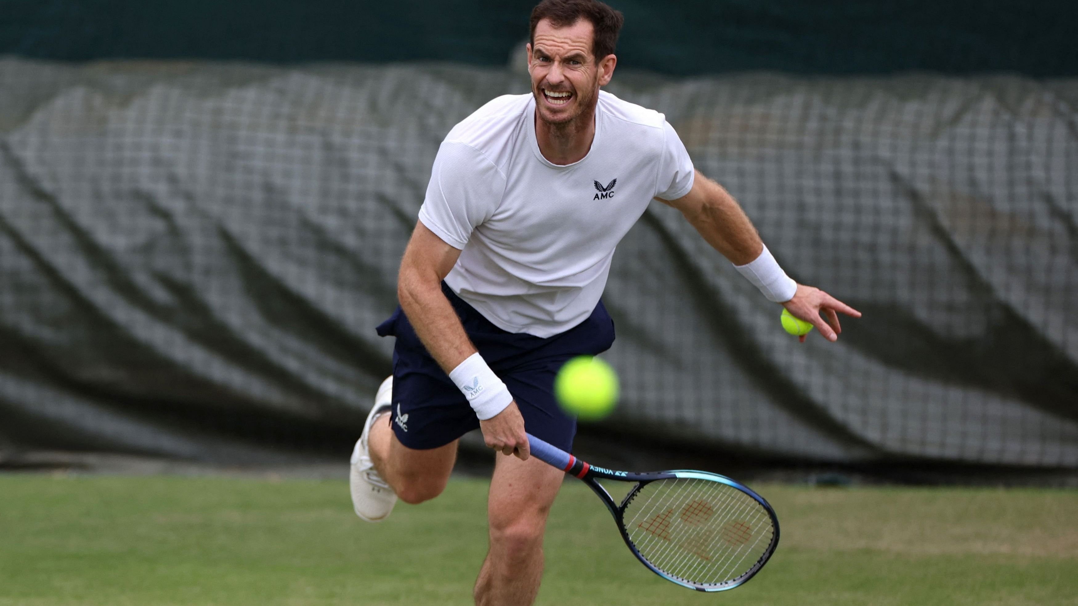 <div class="paragraphs"><p>Britain's Andy Murray during a practice session.</p></div>