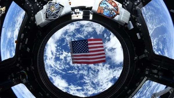 <div class="paragraphs"><p>Fourth of July holidays in space.</p></div>