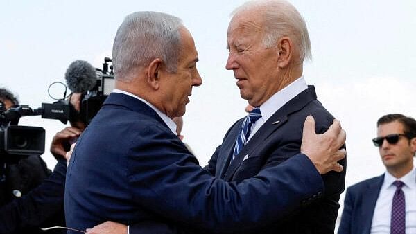 <div class="paragraphs"><p>(L-R) Israel's&nbsp;Benjamin Netanyahu and US President Joe Biden</p></div>