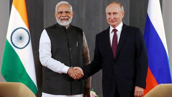 <div class="paragraphs"><p>File photo of Prime Minister Narendra Modi and Russian President Vladimir Putin.</p></div>