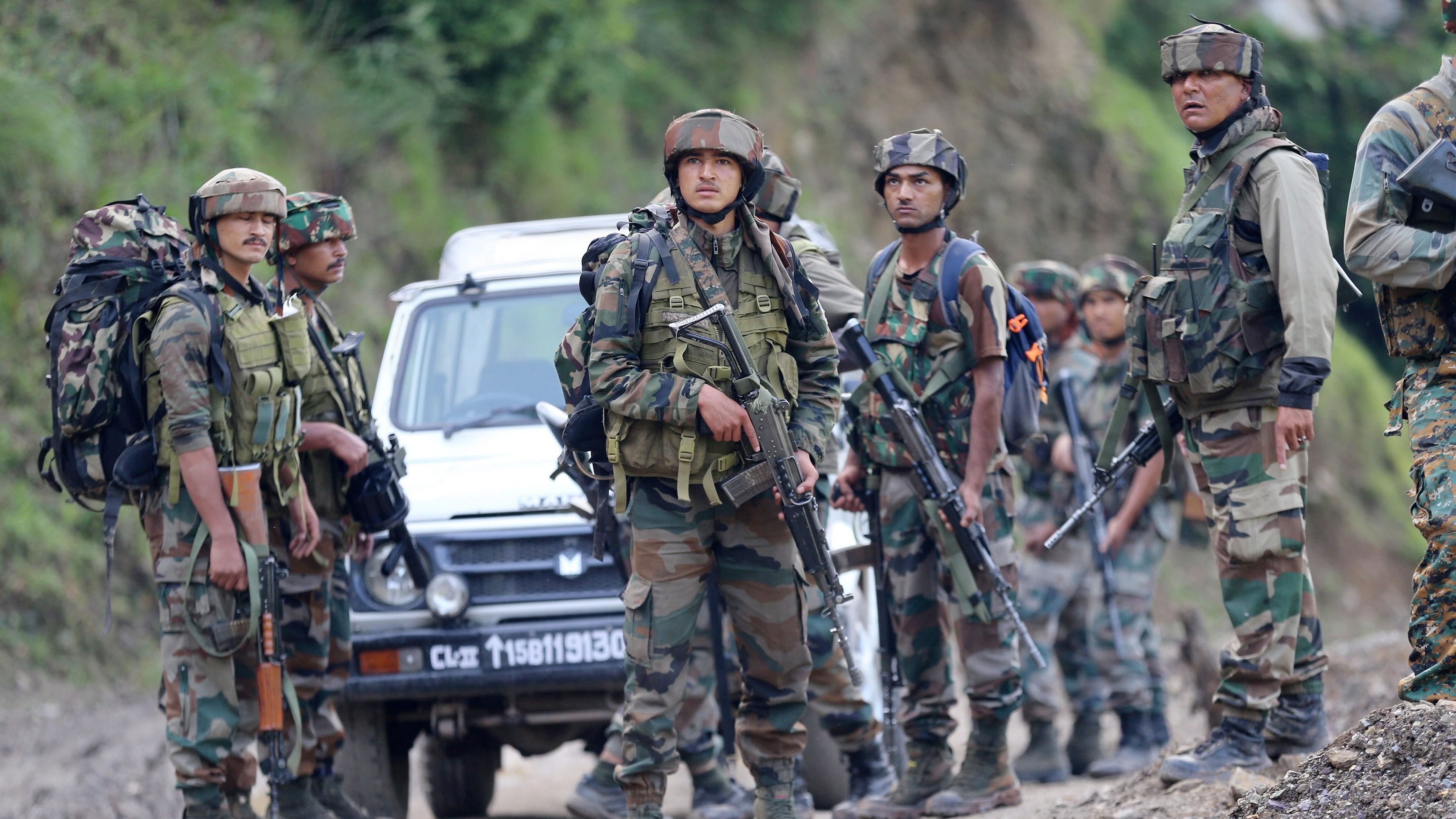 <div class="paragraphs"><p>Indian Army personnel during a counter-terror operation in Kathua district in June this year. &nbsp;</p></div>