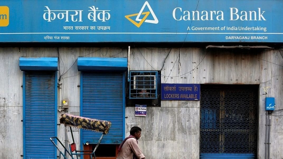 <div class="paragraphs"><p>Representational image showing the signboard of Canara Bank.</p></div>