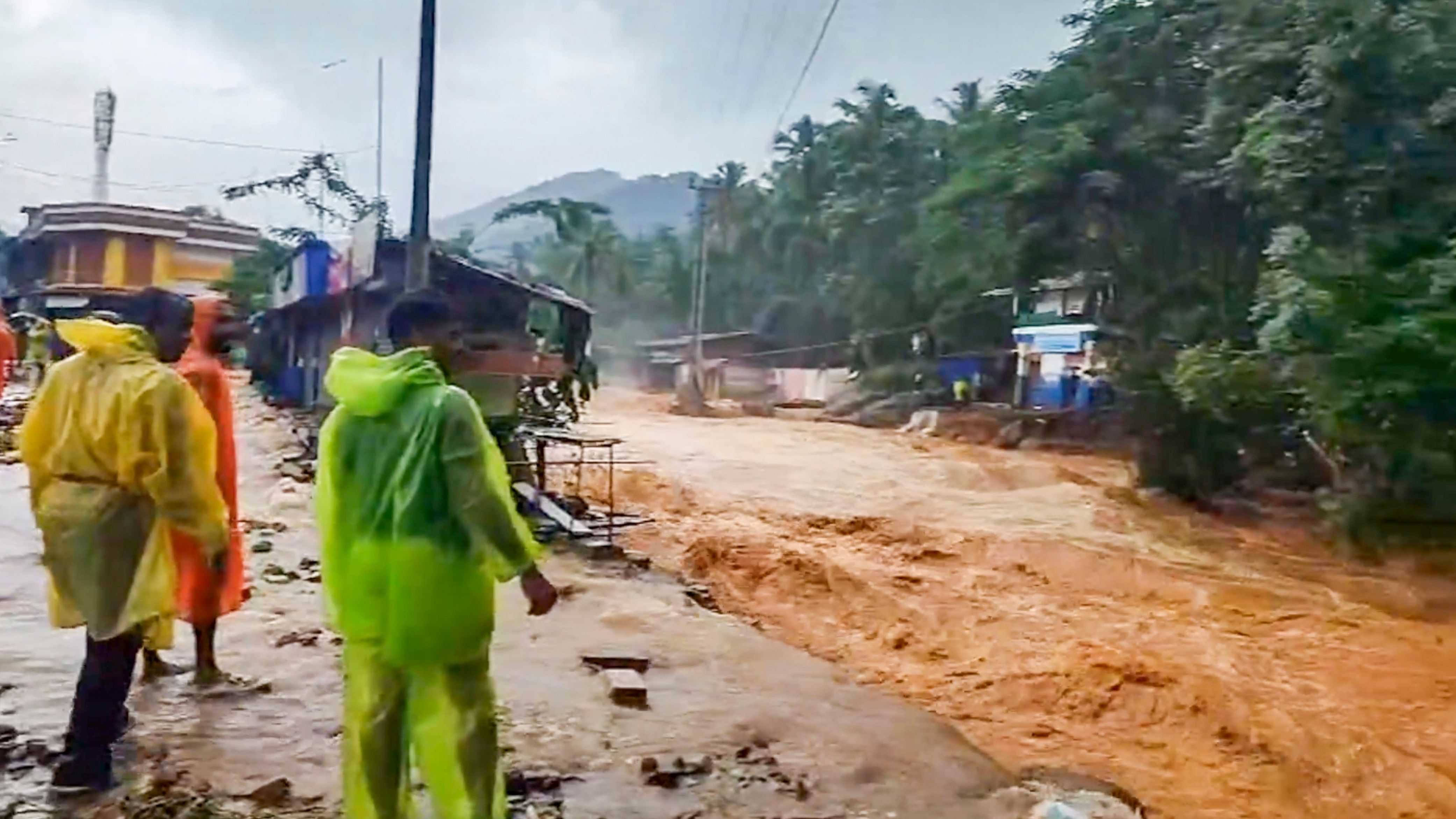 <div class="paragraphs"><p> An affected area after landslides occurred, in Kozhikode, Kerala, Tuesday, July 30, 2024.</p></div>