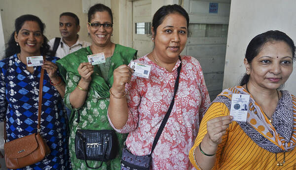 <div class="paragraphs"><p>Voters wait in a queue during the&nbsp; election to Konkan Graduates constituency of the Maharashtra Legislative Council, in Thane, Wednesday, June 26, 2024. File photo.</p></div>