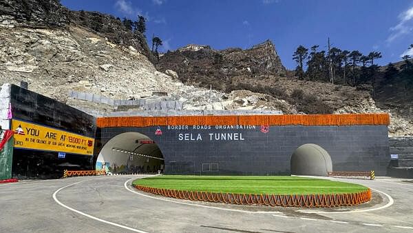 <div class="paragraphs"><p>A view of the ‘Sela Tunnel’ connecting Tezpur, Assam to Tawang in the West Kameng district of Arunachal Pradesh. </p></div>