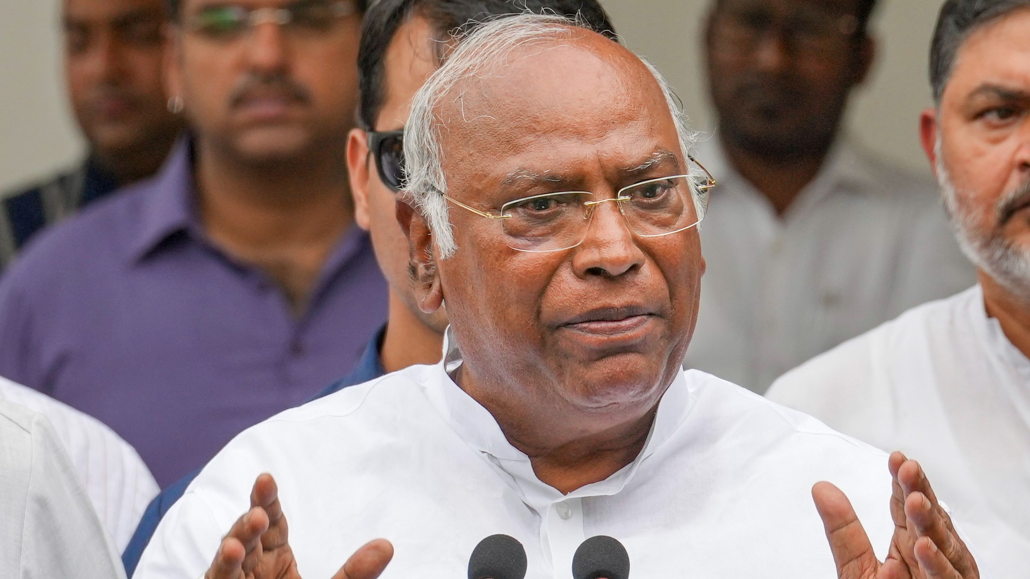 <div class="paragraphs"><p>Congress president Mallikarjun Kharge</p></div>