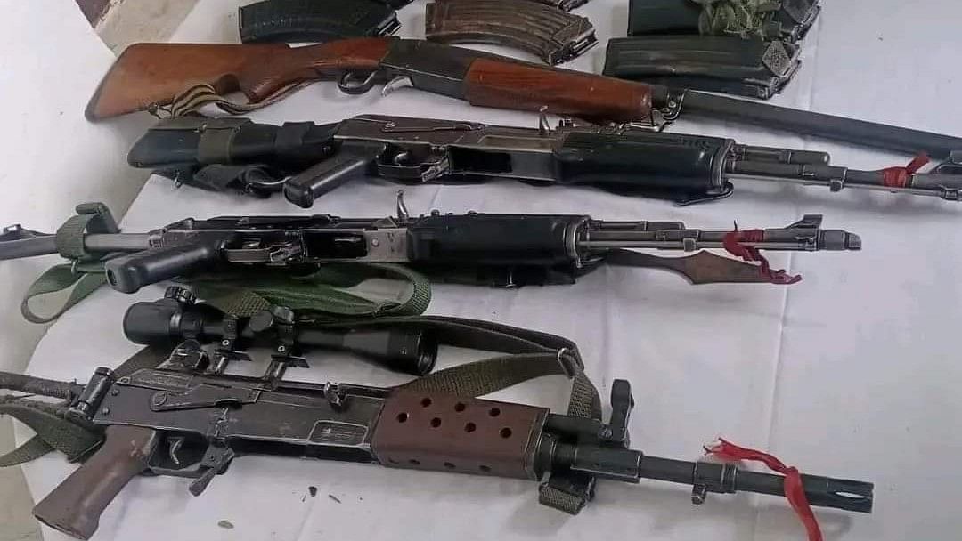 <div class="paragraphs"><p>Two AK series rifles, one MK-3 rifle, one SBBL and 1,382 rounds of assorted ammunition were recovered during the operation.</p></div>