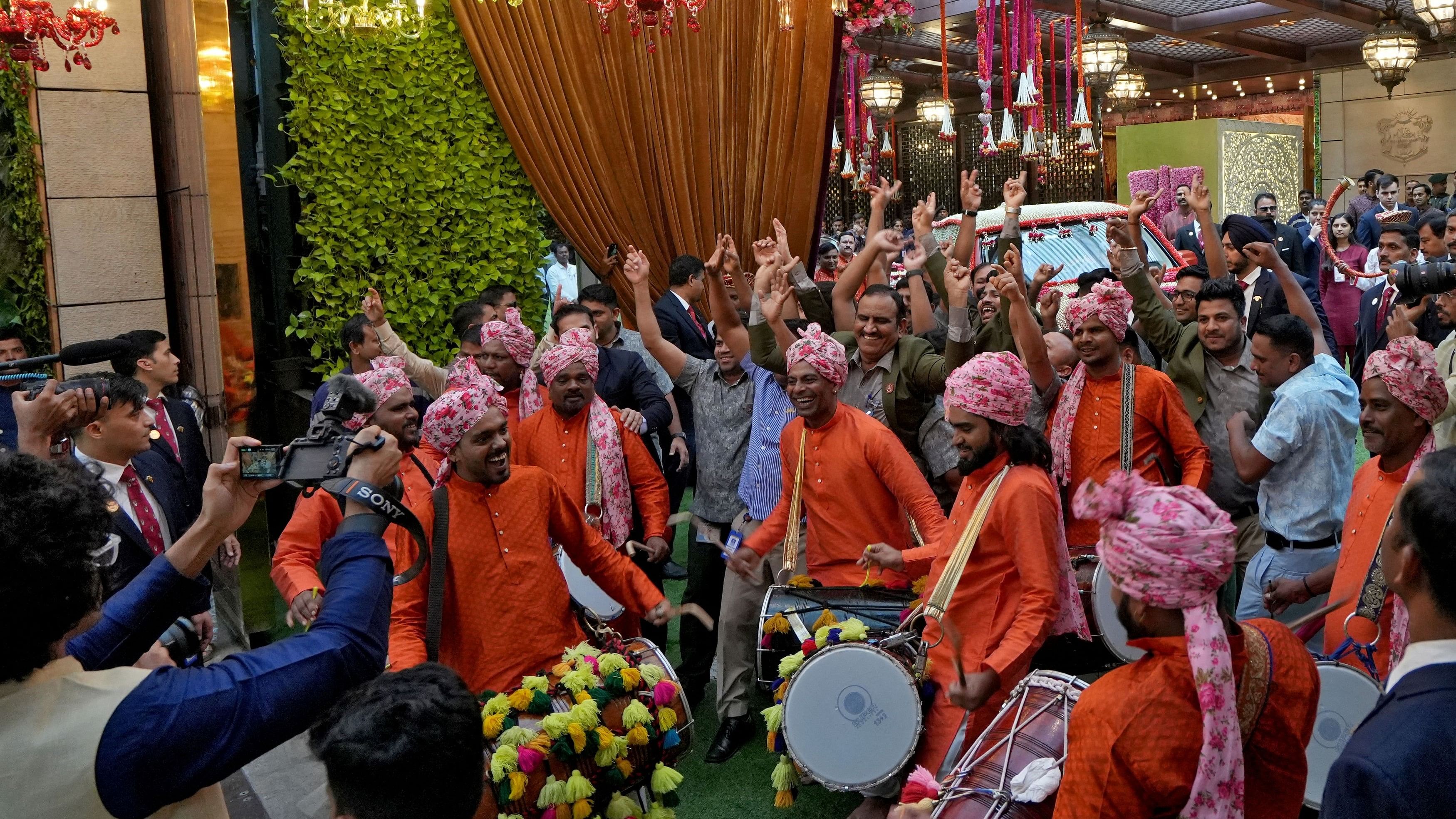 <div class="paragraphs"><p>Wedding of Indian billionaire Mukesh Ambani's son Anant Ambani in Mumbai</p></div>