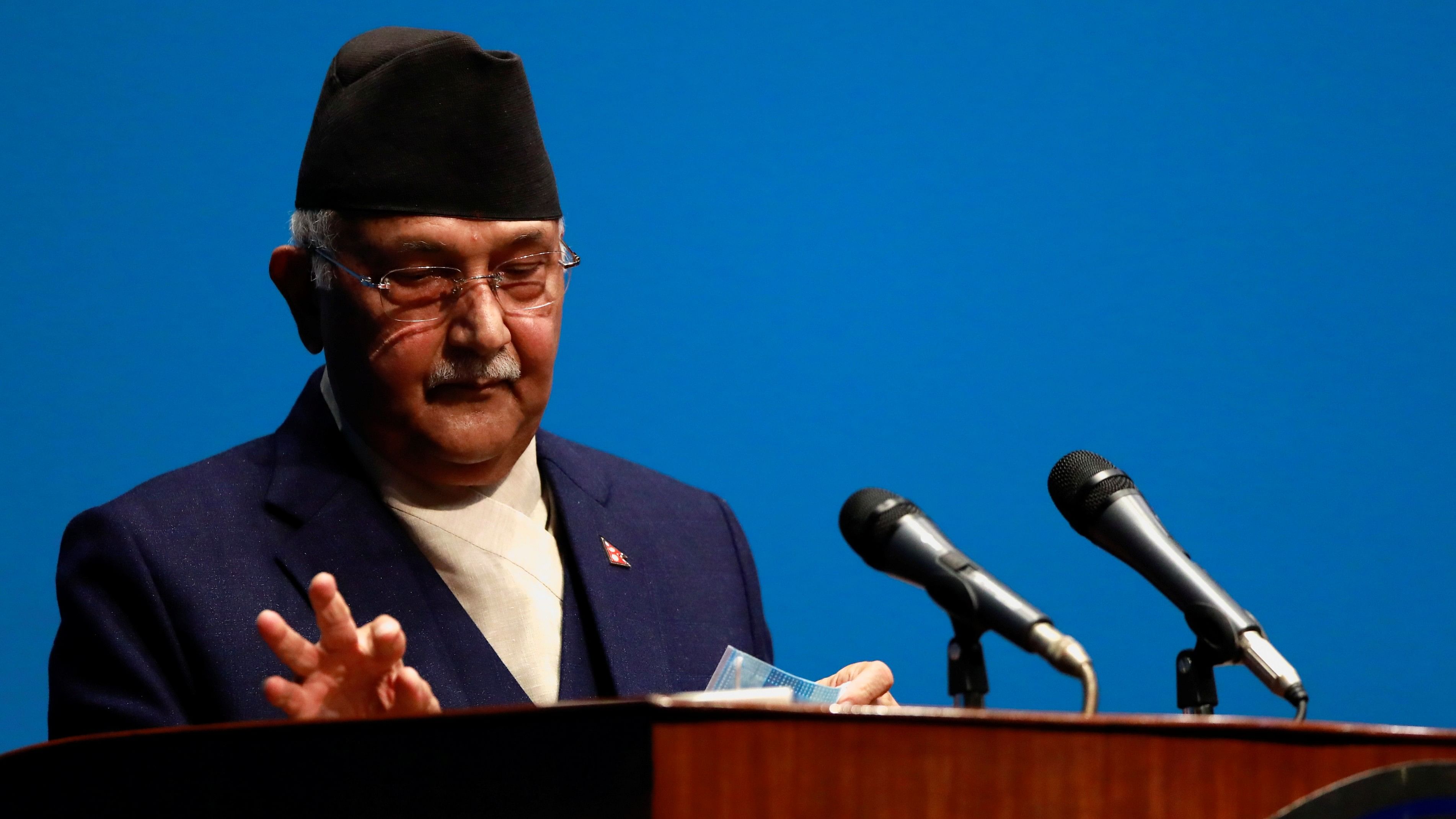 <div class="paragraphs"><p>Nepal's Prime Minister Khadga Prasad Sharma Oli.</p></div>