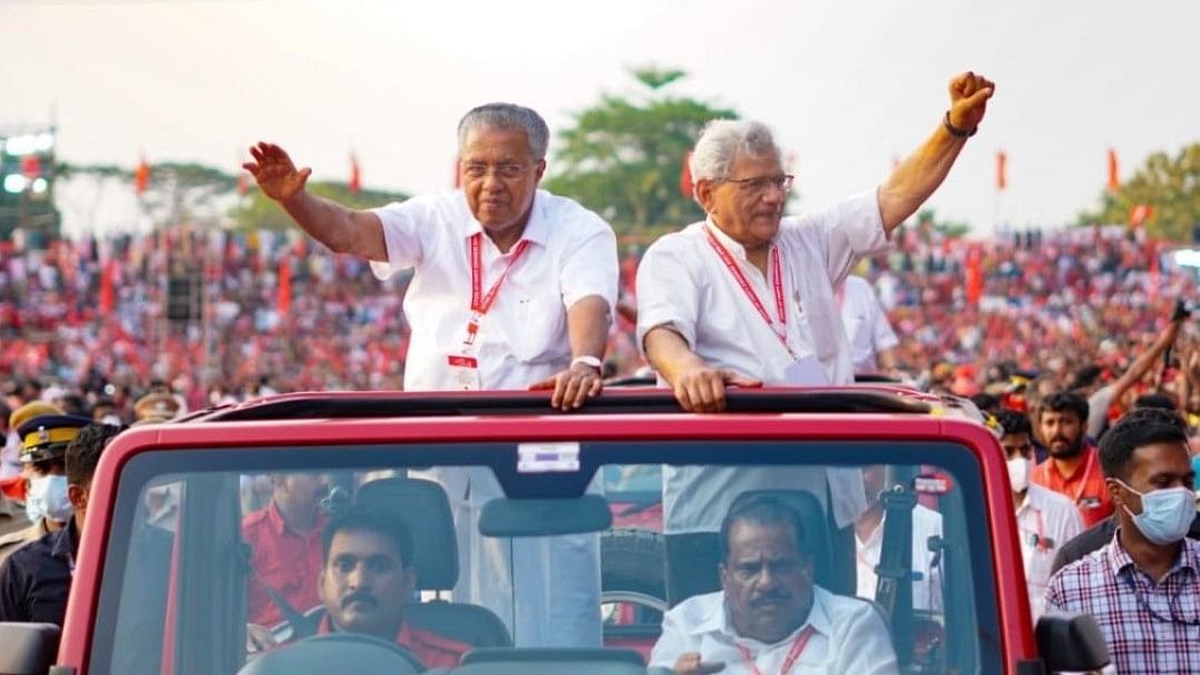 <div class="paragraphs"><p>A file image of Kerala CM Pinarayi Vijayan (left) and CPI(M) general secretary Sitaram Yechury  in Kannur. </p></div>