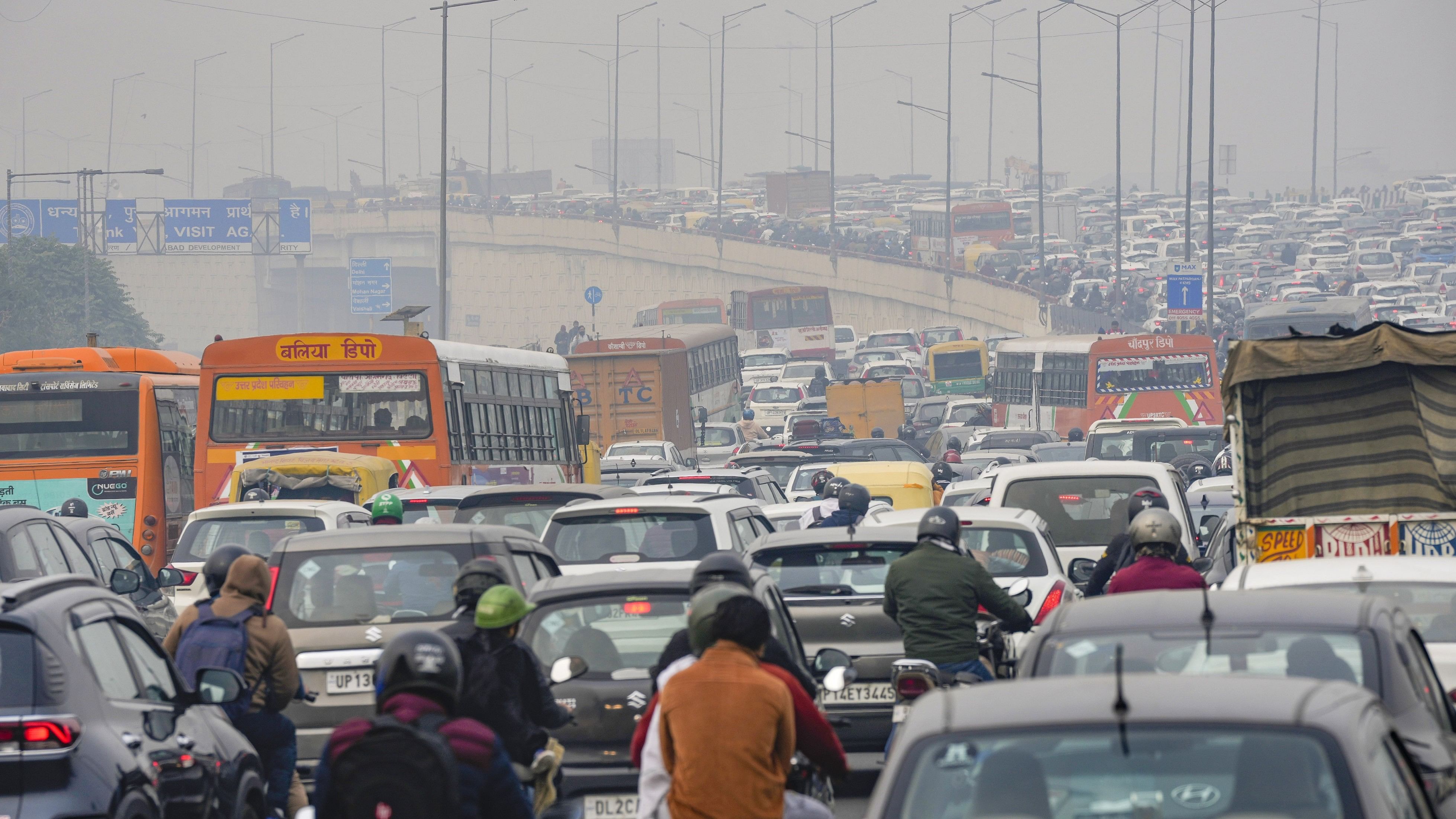 <div class="paragraphs"><p>Representative image showing traffic on the streets of national capital Delhi.</p></div>