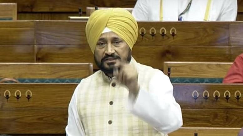 <div class="paragraphs"><p>Congress MP Charanjit Singh Channi speaks in Lok Sabha, July 25, 2024.</p></div>