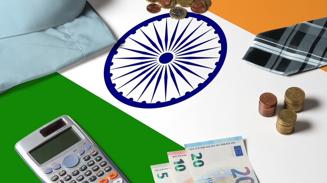 <div class="paragraphs"><p>Illustration showing an Indian flag and a calculator. For representational purposes.</p></div>