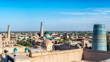 <div class="paragraphs"><p>A view of the skyline of Uzbekistan.</p></div>