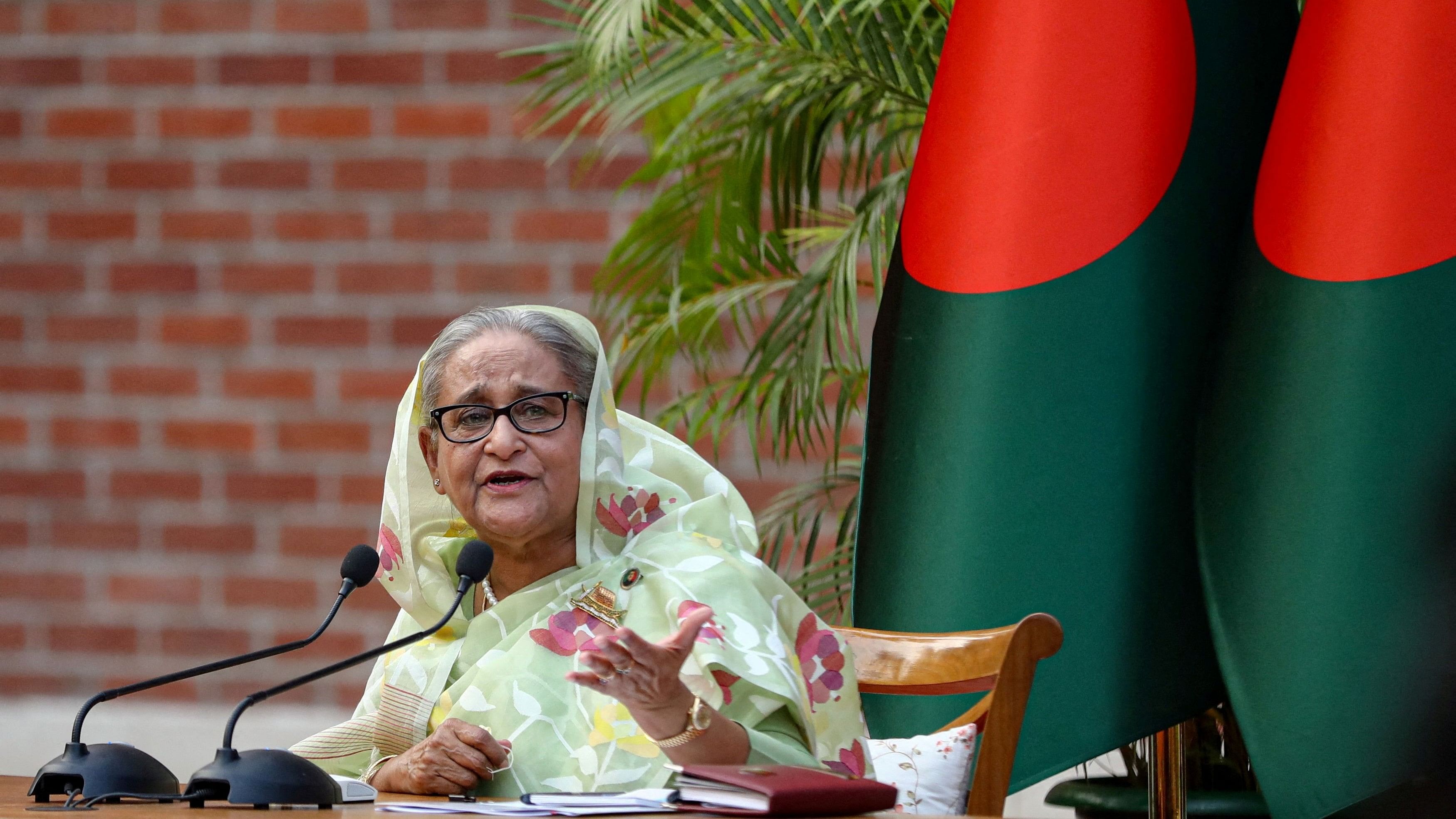 <div class="paragraphs"><p>Sheikh Hasina, the  Prime Minister of Bangladesh.</p></div>