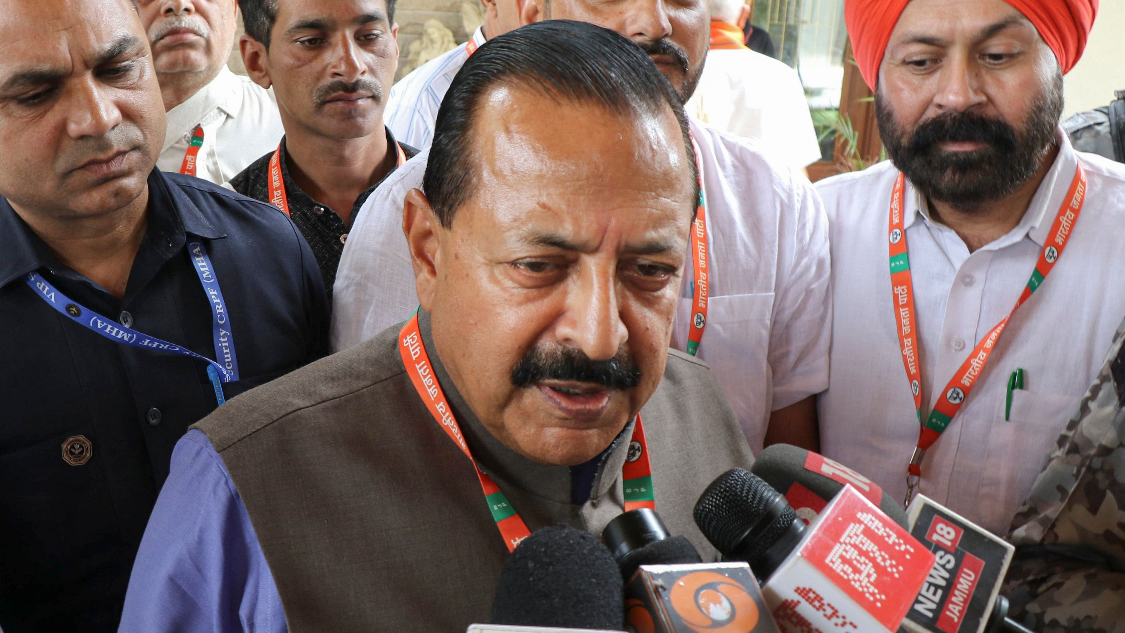 <div class="paragraphs"><p>Union Minister Jitendra Singh.&nbsp;</p></div>