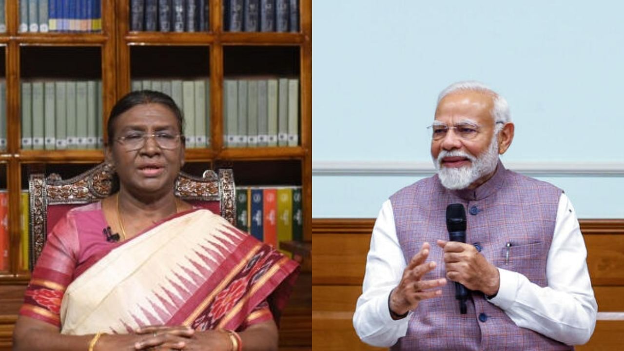 <div class="paragraphs"><p>President Droupadi Murmu (L) and Prime Minister Narendra Modi (R).</p></div>