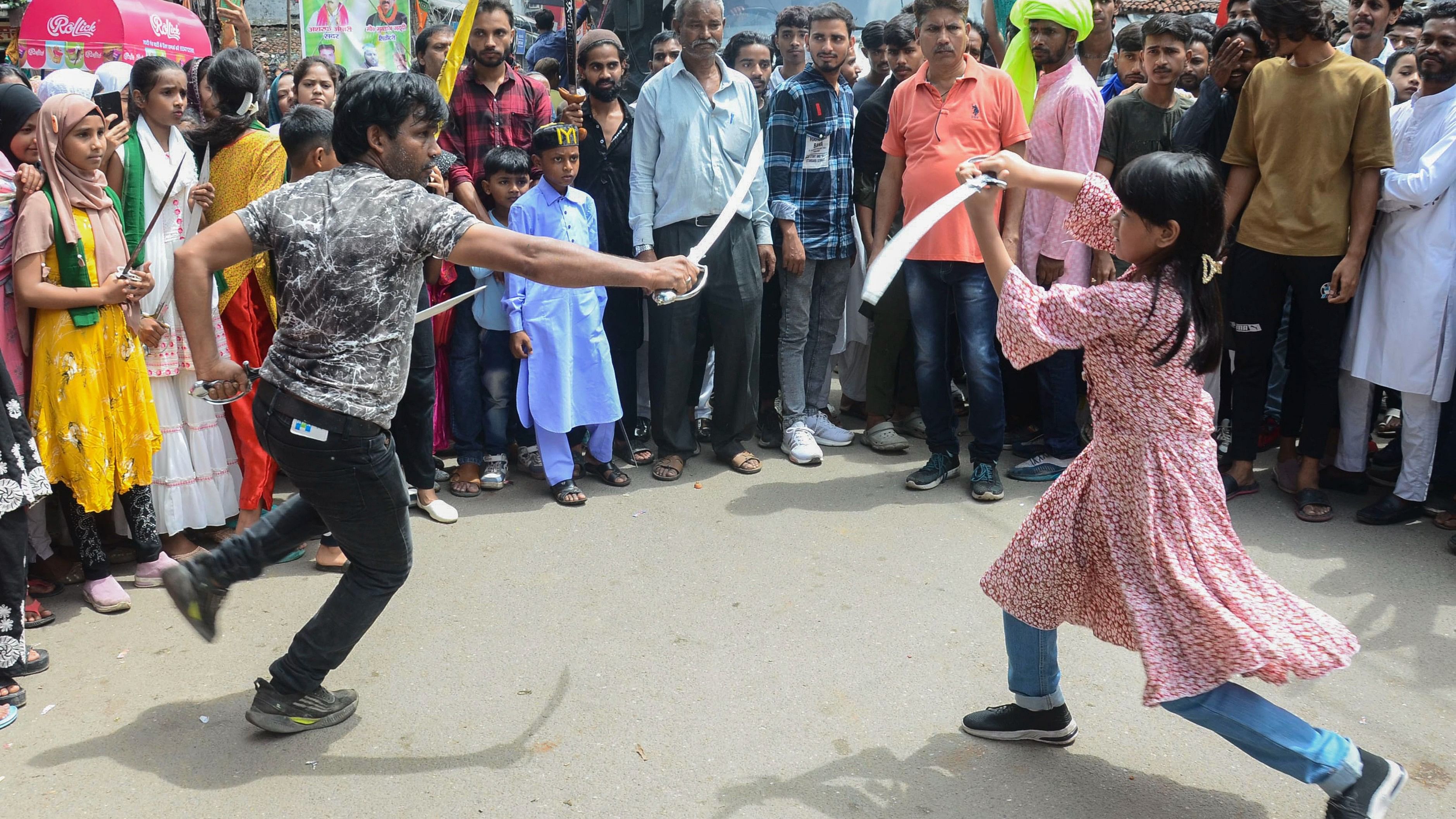 <div class="paragraphs"><p>Muslims devotees participate in a Muharram procession, in Ranchi, Wednesday.</p></div>