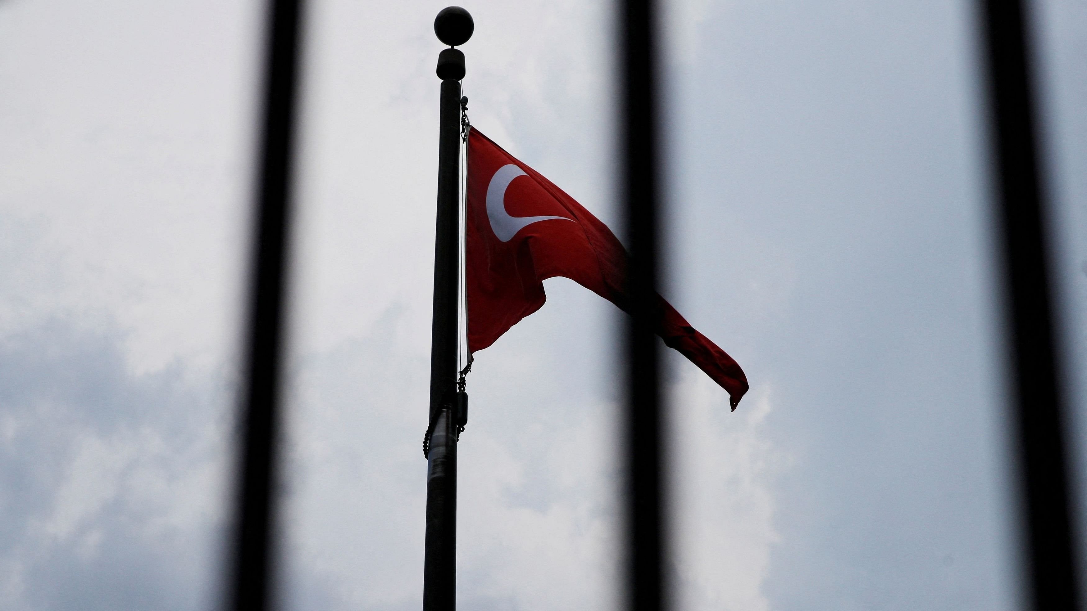 <div class="paragraphs"><p>The Turkish flag flies at the Embassy of Turkey in Washington.&nbsp;</p></div>