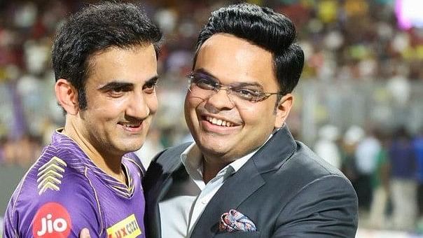 <div class="paragraphs"><p>Gautam Gambhir with Jay Shah.</p></div>