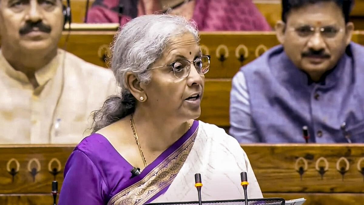 <div class="paragraphs"><p>Finance Minister Nirmala Sitharaman presents the Union Budget.</p></div>